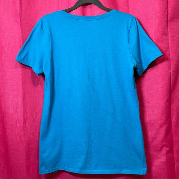 NIKE DRI FIT BLUE TEE JUST DO IT SIZE M - Picture 8 of 12